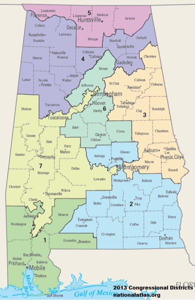 Alabama Congressional Districts